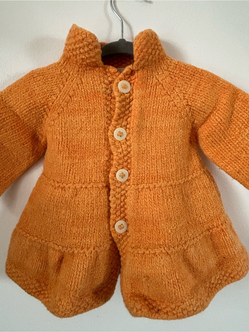 Vintage Handknit Baby Sweater